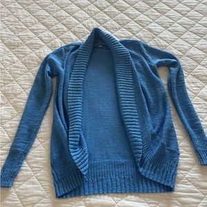 NWOT Lilly Pulitzer Amalie Open Front Blue Cardigan XXS